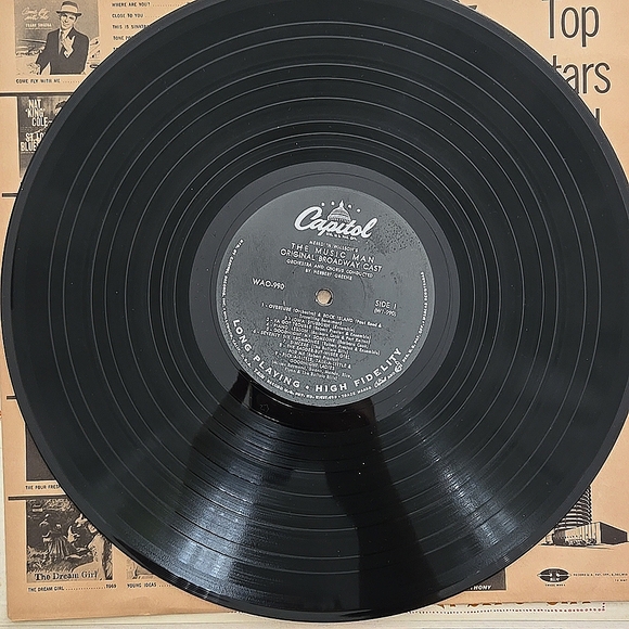 THE MUSIC MAN Original Broadway Cast Album 1957 Capitol WA0990 Robert Preston - Picture 10 of 13